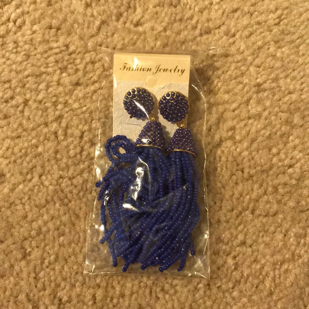 Pinata Beaded Tassel Earrings